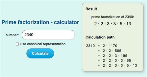 prime number factorization calculator|22x into prime numbers.
